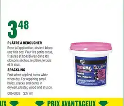 BMR PLÂTRE À REBOUCHER offer