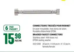 BMR CONNECTEURS TRESSÉS POUR ROBINET offer