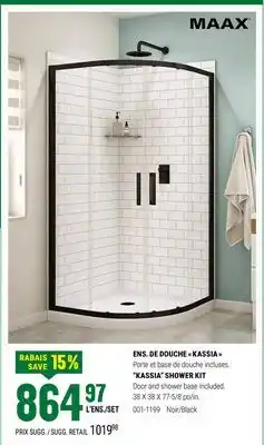 BMR ENS. DE DOUCHE KASSIA offer