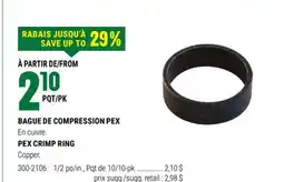 BMR BAGUE DE COMPRESSION PEX offer