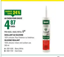 BMR SCELLANT AU SILICONE offer