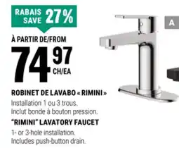 BMR ROBINET DE LAVABO  RIMINI  offer
