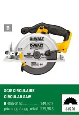 BMR SCIE CIRCULAIRE offer