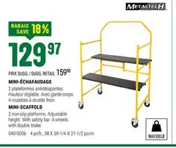 BMR MINI-ÉCHAFAUDAGE offer