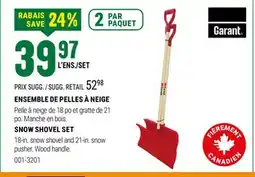 BMR ENSEMBLE DE PELLES À NEIGE offer