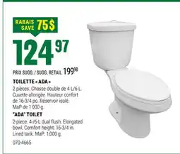 BMR TOILETTE  ADA  offer