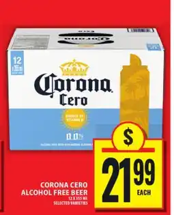 Food Basics CORONA CERO ALCOHOL FREE BEER offer