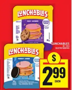 Food Basics LUNCHABLES offer
