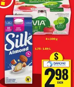 Food Basics SILK, ACTIVIA offer