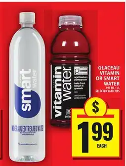 Food Basics GLACEAU VITAMIN OR SMART WATER offer