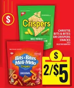 Food Basics CHRISTIE BITS & BITES OR CRISPERS SNACKS offer