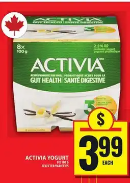 Food Basics ACTIVIA YOGURT offer