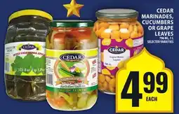 Food Basics CEDAR MARINADES, CUCUMBERS OR GRAPE LEAVES offer