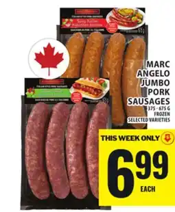 Food Basics MARC ANGELO JUMBO PORK SAUSAGES offer