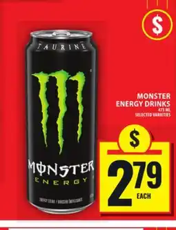 Food Basics MONSTER ENERGY DRINKS offer