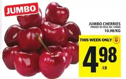 Food Basics JUMBO CHERRIES offer
