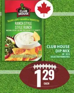 Food Basics CLUB HOUSE DIP MIX offer