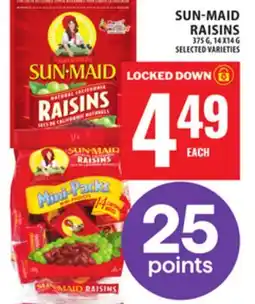 Food Basics SUN-MAID RAISINS offer