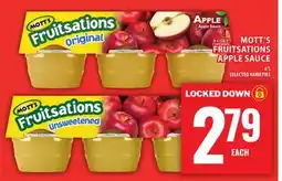 Food Basics MOTT'S FRUITSATIONS APPLE SAUCE offer