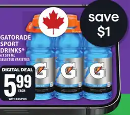 Food Basics GATORADE SPORT DRINKS offer
