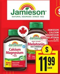 Food Basics JAMIESON MAGNESIUM +D3, MELATONIN offer