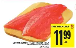 Food Basics COHO SALMON FILLET FAMILY PACK offer