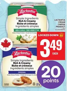 Food Basics LACTANTIA CREAM CHEESE PRODUCT offer