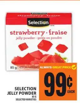 Food Basics SELECTION JELLY POWDER offer