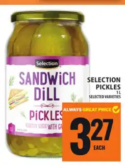 Food Basics SELECTION PICKLES offer