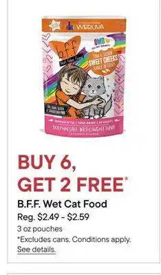 Petvalu B.F.F. Wet Cat Food offer