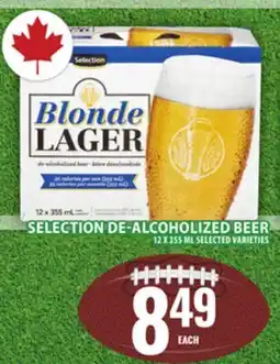 Food Basics SELECTION DE-ALCOHOLIZED BEER offer