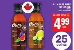 Food Basics J.L. KRAFT PURE DRESSING offer