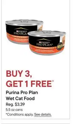 Petvalu Purina Pro Plan Wet Cat Food offer