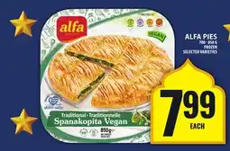 Food Basics ALFA PIES offer