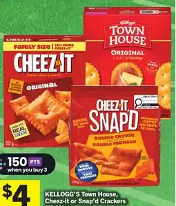 Foodland KELLOGG'S Town House, Cheez-it or Snap'd Crackers offer
