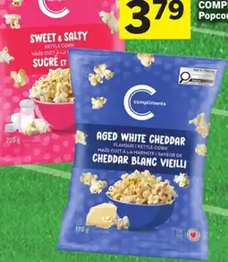 Foodland COMPLIMENTS Popcorn offer