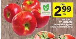 Foodland Honeycrisp Apples offer