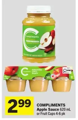 Foodland COMPLIMENTS Apple Sauce offer