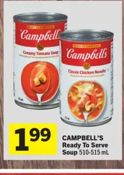 Foodland CAMPBELL'S Ready To Serve Soup offer
