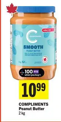 Foodland COMPLIMENTS Peanut Butter offer