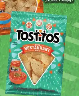 Foodland TOSTITOS Tortilla Chips offer