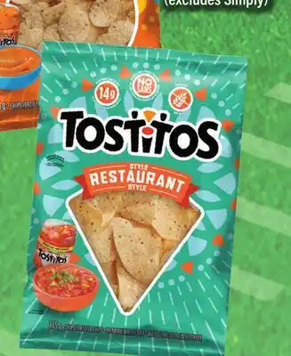 Foodland TOSTITOS Tortilla Chips offer