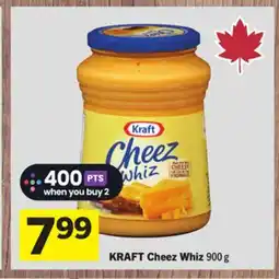 Foodland KRAFT Cheez Whiz offer