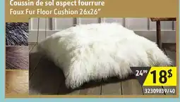 Sushi Shop Faux Fur Floor Cushion 26x26 offer