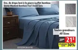 Sushi Shop Stone Washed Bamboo Feel Sheet Sets offer