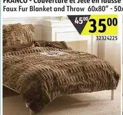 Sushi Shop Faux Fur Blanket and Throw 60x80 - 50x60 offer