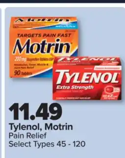 PharmaChoice Tylenol, Motrin Pain Relief offer