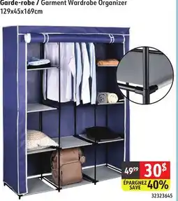 Sushi Shop Garment Wardrobe Organizer offer