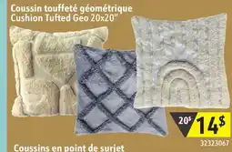 Sushi Shop Cushion Tufted Geo 20x20 offer