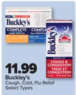 PharmaChoice Buckley's Cough, Cold, Flu Relief offer